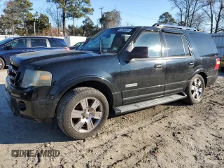 2008 Ford Expedition Limited with VIN 1FMFU20558LA21373, listed as a Copart auction lot 87393324 with 168,359 mi miles and Salvage Title. Bid and sale history available at DreamBid. Image 1.