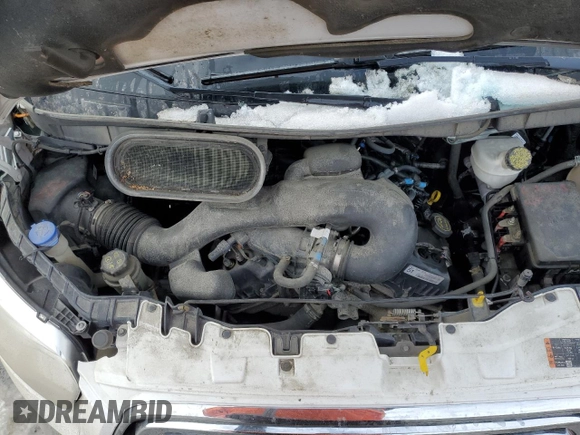 2015 Ford Transit XL with VIN 1FBZX2YM8FKA54542, listed as a Copart auction lot 46326545 with 98,306 mi miles and Salvage title. Bid and sale history available at DreamBid. Image 13.