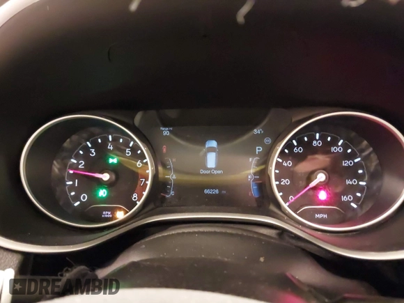 2018 Jeep Compass Altitude with VIN 3C4NJDBB5JT345165, listed as a IAAI auction lot 41618844 with 66,226 mi miles and . Bid and sale history available at carsss.com. Image 7.