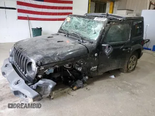 2020 Jeep Wrangler Sport S with VIN 1C4GJXAN9LW228868, listed as a Copart auction lot 56934635 with Not provided miles and Salvage title. Bid and sale history available at DreamBid. Image 1.