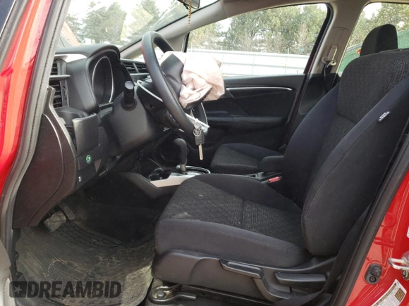 2016 Honda Fit LX with VIN JHMGK5H53GX021057, listed as a Copart auction lot 52970725 with 38,181 mi miles and Salvage title. Bid and sale history available at DreamBid. Image 7.