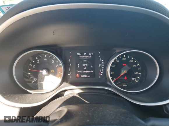 2019 Jeep Compass Latitude с VIN 3C4NJDBB8KT813956, выставлен на аукционе Copart как лот 55733235 с пробегом 147 793 миль миль и Списание • Salvage title. История ставок и продаж доступна на DreamBid. Изображение 9.