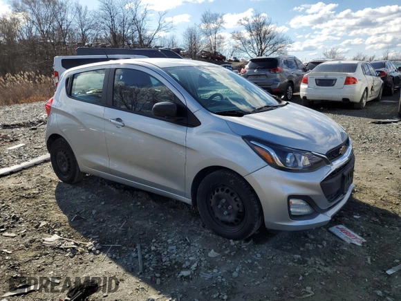 2020 Chevrolet Spark LS with VIN KL8CB6SA3LC421089, listed as a Copart auction lot 47318845 with 91,100 mi miles and Salvage Title. Bid and sale history available at DreamBid. Image 4.