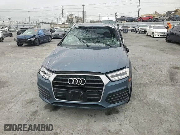 2018 Audi Q3 Premium Plus with VIN WA1HCCFS2JR007320, listed as a Copart auction lot 50150175 with 70,096 mi miles and Salvage Title. Bid and sale history available at carsss.com. Image 10.