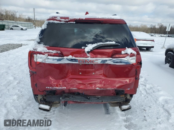 2021 GMC Acadia SLE with VIN 1GKKNKLS5MZ199328, listed as a Copart auction lot 44685295 with 34,622 mi miles and Salvage Title. Bid and sale history available at DreamBid. Image 6.