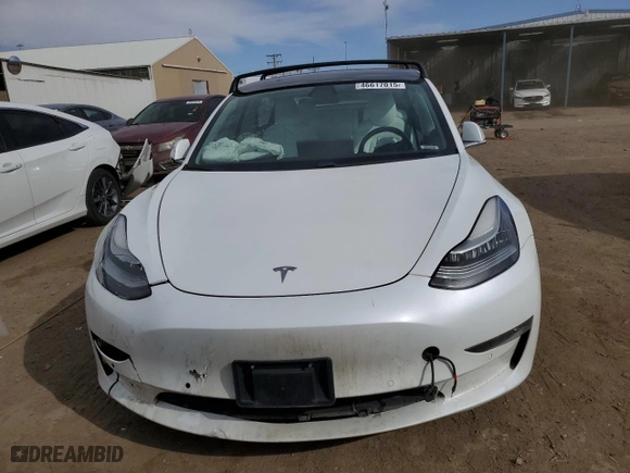 2019 Tesla Model 3 Long Range with VIN 5YJ3E1EB9KF423193, listed as a Copart auction lot 46617015 with 88,359 mi miles and Salvage Title. Bid and sale history available at carsss.com. Image 5.