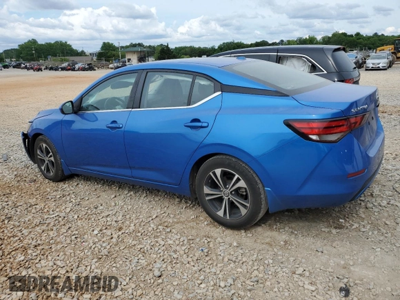 2021 Nissan Sentra SV z VIN 3N1AB8CV0MY315836, wystawiony jako Copart lot #55350885 z przebiegiem 92 147 mil mil oraz Szkoda całkowita • Salvage title. Historia ofert i sprzedaży dostępna na DreamBid. Obrazek 2.