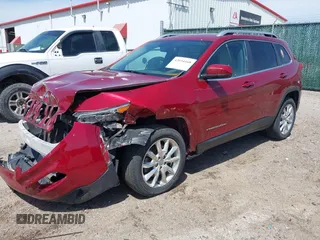 2015 Jeep Cherokee Limited with VIN 1C4PJLDB2FW535796, listed as a IAAI auction lot 42034168 with 151,954 mi miles and . Bid and sale history available at DreamBid. Image 2.