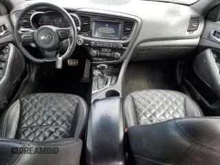 2014 Kia Optima SXL Turbo with VIN 5XXGR4A68EG283932, listed as a Copart auction lot 52962065 with 112,547 mi miles and Salvage title. Bid and sale history available at DreamBid. Image 8.