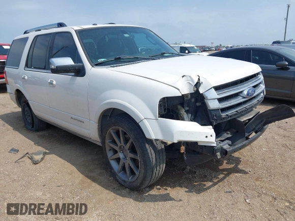 2015 Ford Expedition Platinum with VIN 1FMJU1LT3FEF23475, listed as a IAAI auction lot 42162020 with 224,634 mi miles and . Bid and sale history available at DreamBid. Image 6.
