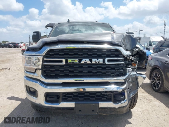 2024 Ram 2500 Big Horn with VIN 3C6UR5DL9RG343480, listed as a IAAI auction lot 42425281 with 21,374 mi miles and . Bid and sale history available at DreamBid. Image 12.