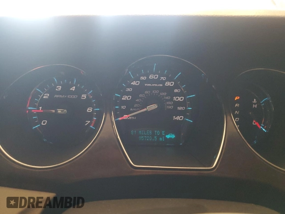 2010 Ford Taurus Limited with VIN 1FAHP2FWXAG138150, listed as a Copart auction lot 53135915 with 95,720 mi miles and Salvage Title. Bid and sale history available at carsss.com. Image 9.