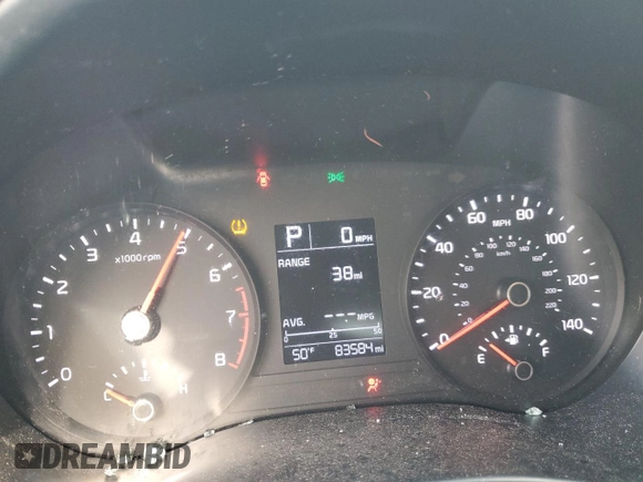 2020 Kia Rio S with VIN 3KPA24AD7LE331953, listed as a Copart auction lot 42652665 with 83,584 mi miles and Salvage Title. Bid and sale history available at carsss.com. Image 9.