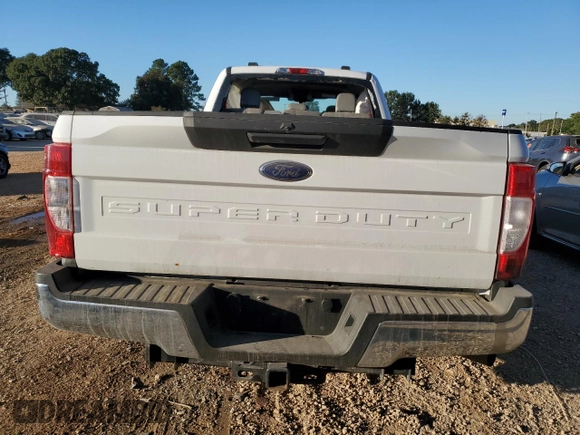 2022 Ford F-250 XL with VIN 1FT7W2A66NEC69593, listed as a Copart auction lot 76672294 with 92,427 mi miles and Salvage title. Bid and sale history available at DreamBid. Image 6.