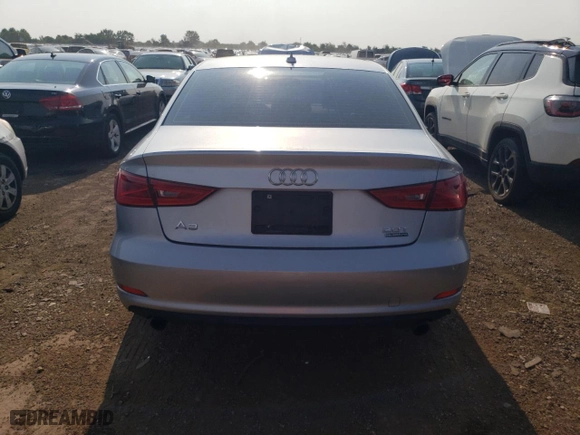 2015 Audi A3 2.0T Premium with VIN WAUBFGFF4F1104146, listed as a Copart auction lot 64123434 with 69,208 mi miles and Salvage Title. Bid and sale history available at carsss.com. Image 6.