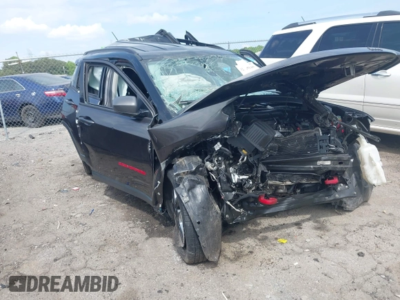 2018 Jeep Compass Trailhawk with VIN 3C4NJDDB9JT441930, listed as a IAAI auction lot 42095948 with Not provided miles and . Bid and sale history available at DreamBid. Image 1.