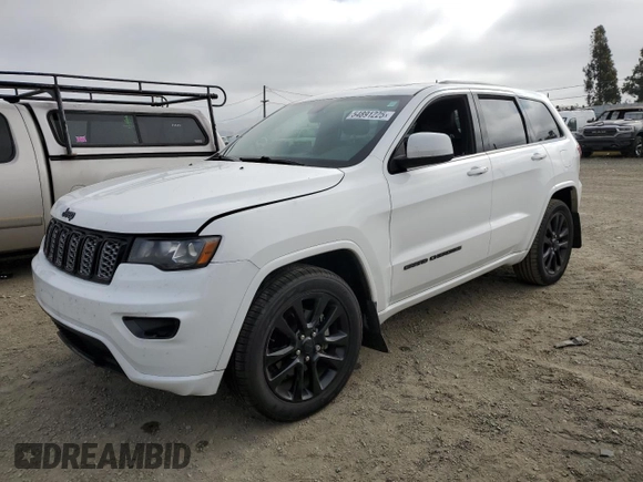 2017 Jeep Grand Cherokee Laredo with VIN 1C4RJEAG2HC702859, listed as a Copart auction lot 54891225 with Not provided miles and Salvage title. Bid and sale history available at DreamBid. Image 1.
