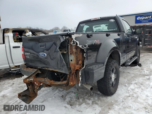 2009 Ford F-150 STX with VIN 1FTRF04W49KB36525, listed as a Copart auction lot 47117575 with 106,291 mi miles and Salvage title. Bid and sale history available at DreamBid. Image 3.