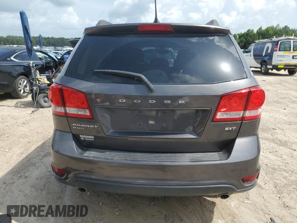 2017 Dodge Journey SXT with VIN 3C4PDDBG9HT639285, listed as a Copart auction lot 58600005 with 124,887 mi miles and Salvage title. Bid and sale history available at DreamBid. Image 6.