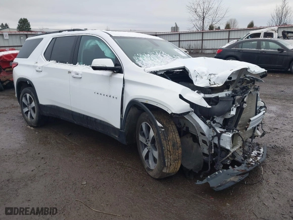 2019 Chevrolet Traverse LT Leather with VIN 1GNEVHKW4KJ280629, listed as a IAAI auction lot 41275434 with 34,562 mi miles. Bid and sale history available at carsss.com. Image 1.