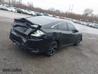 2021 Honda Civic Sedan Sport with VIN 2HGFC2F85MH501480, listed as a IAAI auction lot 41863940 with 71,243 mi miles. Bid and sale history available at carsss.com. Image 4.
