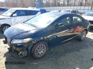 2015 Honda Civic Sedan LX with VIN 19XFB2E57FE005765, listed as a IAAI auction lot 41642913 with 187,909 mi miles. Bid and sale history available at carsss.com. Image 2.