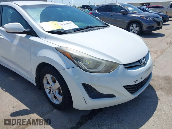 2015 Hyundai Elantra SE with VIN 5NPDH4AE2FH643201, listed as a IAAI auction lot 41966045 with 134,175 mi miles and . Bid and sale history available at DreamBid. Image 6.