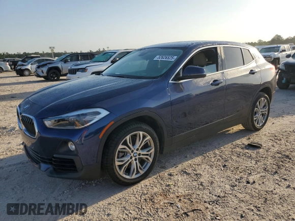 2018 BMW X2 sDrive28i with VIN WBXYJ3C35JEJ89968, listed as a Copart auction lot 52626525 with 68,945 mi miles and Salvage title. Bid and sale history available at DreamBid. Image 1.