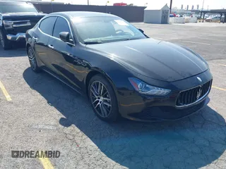 2017 Maserati Ghibli z VIN ZAM57XSA1H1224170, wystawiony jako IAAI lot #42193804 z przebiegiem 90 668 mil mil oraz . Historia ofert i sprzedaży dostępna na DreamBid. Obrazek 1.