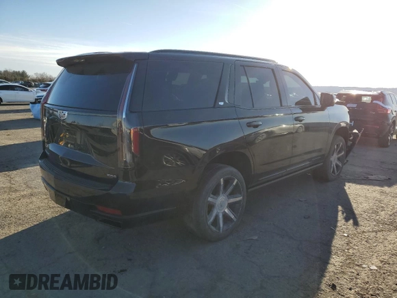 2021 Cadillac Escalade Sport Platinum z VIN 1GYS4GKL8MR263409, wystawiony jako Copart lot #45634055 z przebiegiem 46 790 mil mil oraz Szkoda całkowita • Salvage title. Historia ofert i sprzedaży dostępna na DreamBid. Obrazek 3.