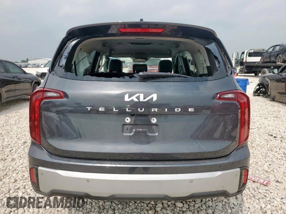 2024 Kia Telluride LX with VIN 5XYP24GC2RG422360, listed as a Copart auction lot 56885035 with Not provided miles and Salvage title. Bid and sale history available at DreamBid. Image 6.