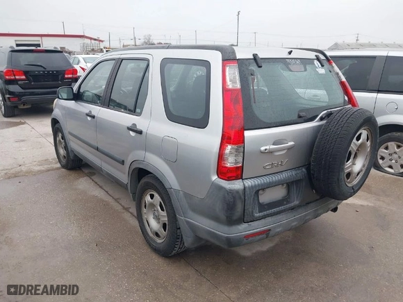 2006 Honda CR-V LX with VIN JHLRD68596C004279, listed as a IAAI auction lot 41498206 with 191,381 mi miles. Bid and sale history available at carsss.com. Image 3.