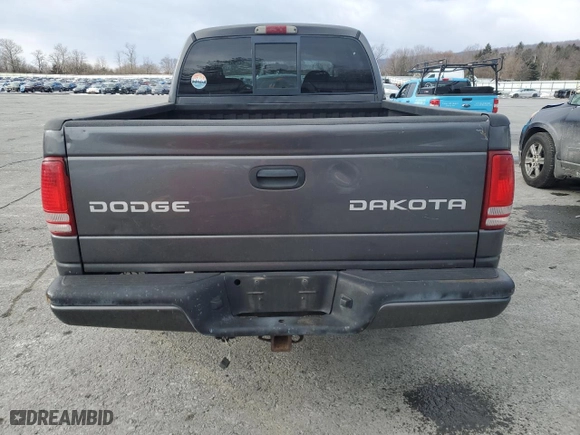 2004 Dodge Dakota Sport with VIN 1D7HG38K94S504357, listed as a Copart auction lot 42763975 with 196,577 mi miles and Salvage Title. Bid and sale history available at carsss.com. Image 6.