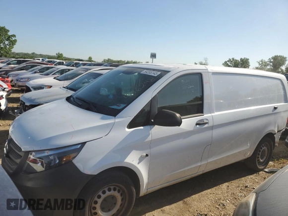 2019 Mercedes-Benz Metris Cargo with VIN WD3PG2EA6K3596248, listed as a Copart auction lot 61276835 with 183,221 mi miles and Salvage title. Bid and sale history available at DreamBid. Image 1.