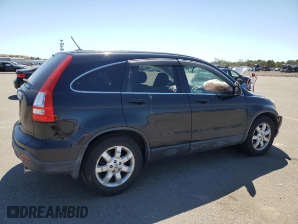 2007 Honda CR-V EX-L with VIN JHLRE48757C008463, listed as a Copart auction lot 53600195 with 128,197 mi miles and Salvage Title. Bid and sale history available at carsss.com. Image 3.
