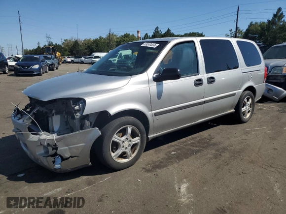 2007 Chevrolet Uplander LS Fleet with VIN 1GNDV23177D117409, listed as a Copart auction lot 69240304 with 167,972 mi miles and Salvage Title. Bid and sale history available at carsss.com. Image 1.