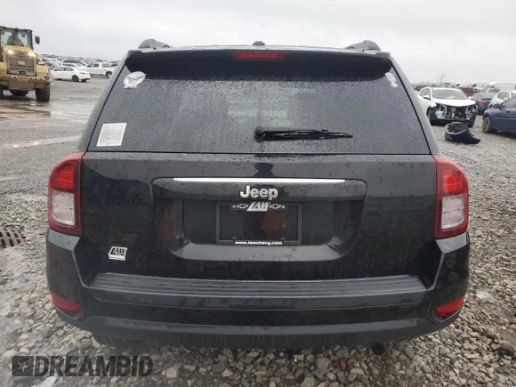 2017 Jeep Compass Sport with VIN 1C4NJCBA2HD147449, listed as a Copart auction lot 89077535 with 132,150 mi miles and Salvage Title. Bid and sale history available at carsss.com. Image 6.