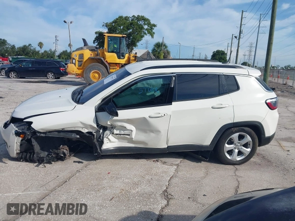 2019 Jeep Compass Altitude with VIN 3C4NJCBB3KT676807, listed as a IAAI auction lot 42595932 with 104,505 mi miles and . Bid and sale history available at DreamBid. Image 13.