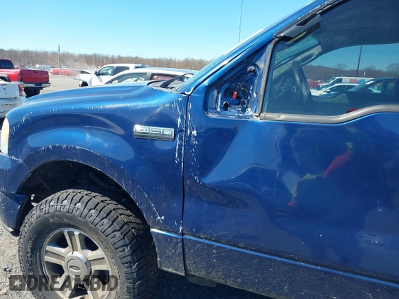 2008 Ford F-150 STX with VIN 1FTRX14W08FB44986, listed as a IAAI auction lot 41895539 with 152,647 mi miles. Bid and sale history available at carsss.com. Image 6.