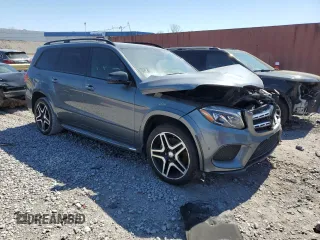 2017 Mercedes-Benz GLS 550 with VIN 4JGDF7DE4HA868230, listed as a Copart auction lot 45450814 with 64,840 mi miles and . Bid and sale history available at DreamBid. Image 4.