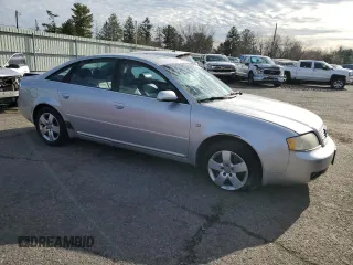 2002 Audi A6 with VIN WAULD64B82N096138, listed as a Copart auction lot 87199684 with 124,554 mi miles and Salvage Title. Bid and sale history available at carsss.com. Image 4.