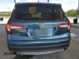 2020 Honda Pilot EX-L with VIN 5FNYF5H57LB028110, listed as a Copart auction lot 52551935 with 71,263 mi miles and Salvage title. Bid and sale history available at DreamBid. Image 6.