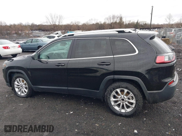 2019 Jeep Cherokee Latitude with VIN 1C4PJLCBXKD357403, listed as a IAAI auction lot 41606497 with 104,102 mi miles and . Bid and sale history available at carsss.com. Image 14.