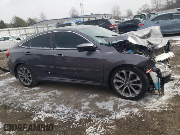 2017 Honda Civic Sedan EX-L with VIN 2HGFC1F72HH645642, listed as a Copart auction lot 46024185 with 108,582 mi miles and Salvage Title. Bid and sale history available at carsss.com. Image 4.