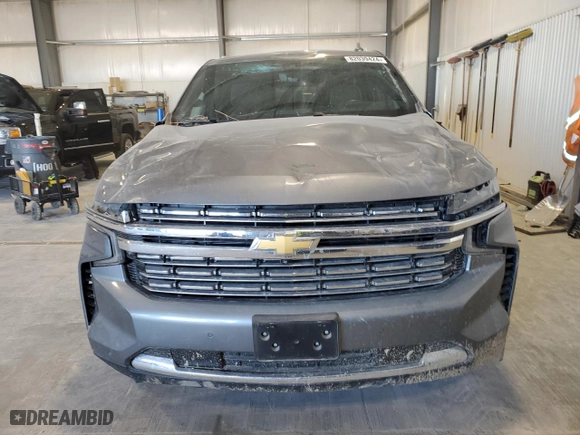 2022 Chevrolet Tahoe Premier with VIN 1GNSKSKD6NR292665, listed as a Copart auction lot 82039424 with 50,802 mi miles and Salvage Title. Bid and sale history available at carsss.com. Image 5.