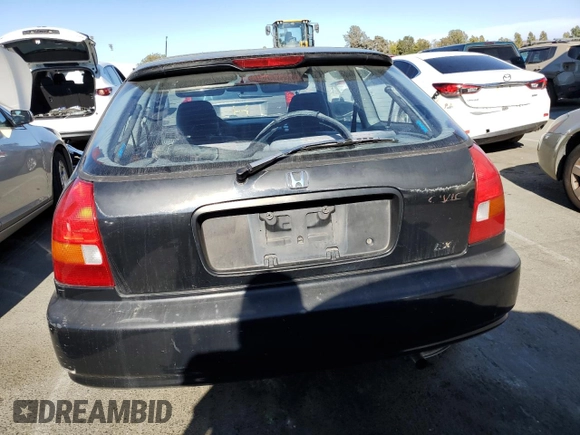 1997 Honda Civic DX with VIN 2HGEJ6344VH119405, listed as a Copart auction lot 71070544 with 26,621 mi miles and Salvage Title. Bid and sale history available at DreamBid. Image 6.