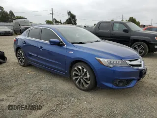 2018 Acura ILX Premium with VIN 19UDE2F86JA001873, listed as a Copart auction lot 55366635 with 34,944 mi miles and Salvage title. Bid and sale history available at DreamBid. Image 4.