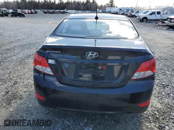 2012 Hyundai Accent GLS with VIN KMHCT4AE0CU245394, listed as a Copart auction lot 49442285 with 240,402 mi miles and Salvage Title. Bid and sale history available at carsss.com. Image 6.