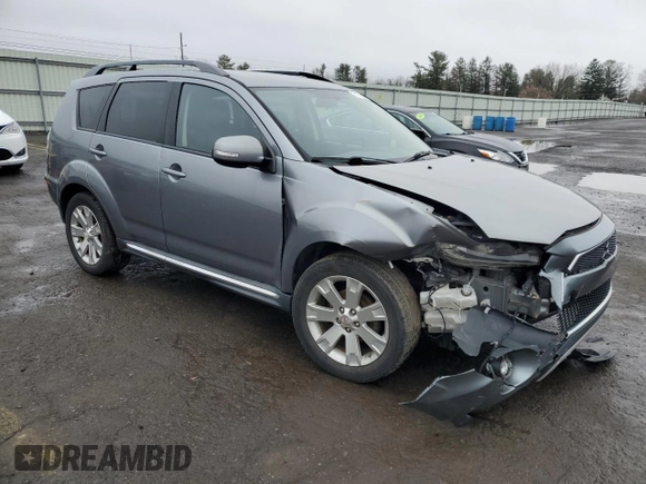 2013 Mitsubishi Outlander SE z VIN JA4JT3AW4DU000656, wystawiony jako Copart lot #51808395 z przebiegiem 158 479 mil mil oraz Szkoda całkowita • Salvage title. Historia ofert i sprzedaży dostępna na DreamBid. Obrazek 4.