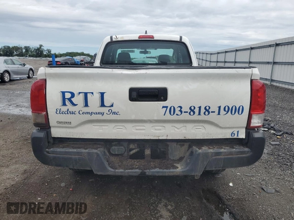 2017 Toyota Tacoma SR with VIN 5TFRX5GN8HX095170, listed as a Copart auction lot 63445195 with 258,780 mi miles and Salvage title. Bid and sale history available at DreamBid. Image 6.